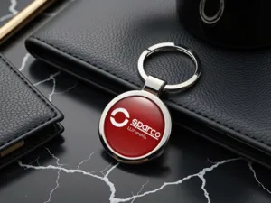 Sparco Metal Keychains Glossy Pro Alloy Durable Classy
